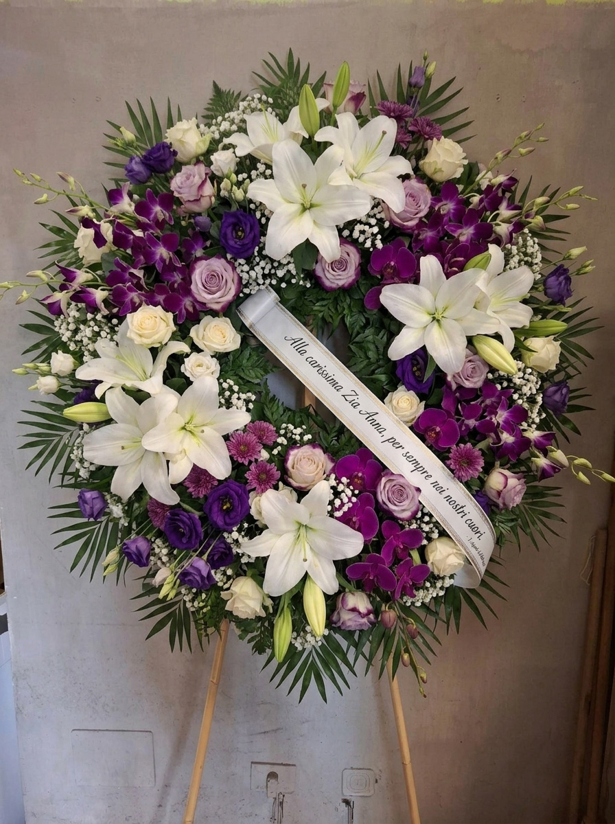 Corona Funebre Candore Eterno - immagine 8